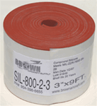 SIL-800-2-3 Red Silicone Sheet 1/8